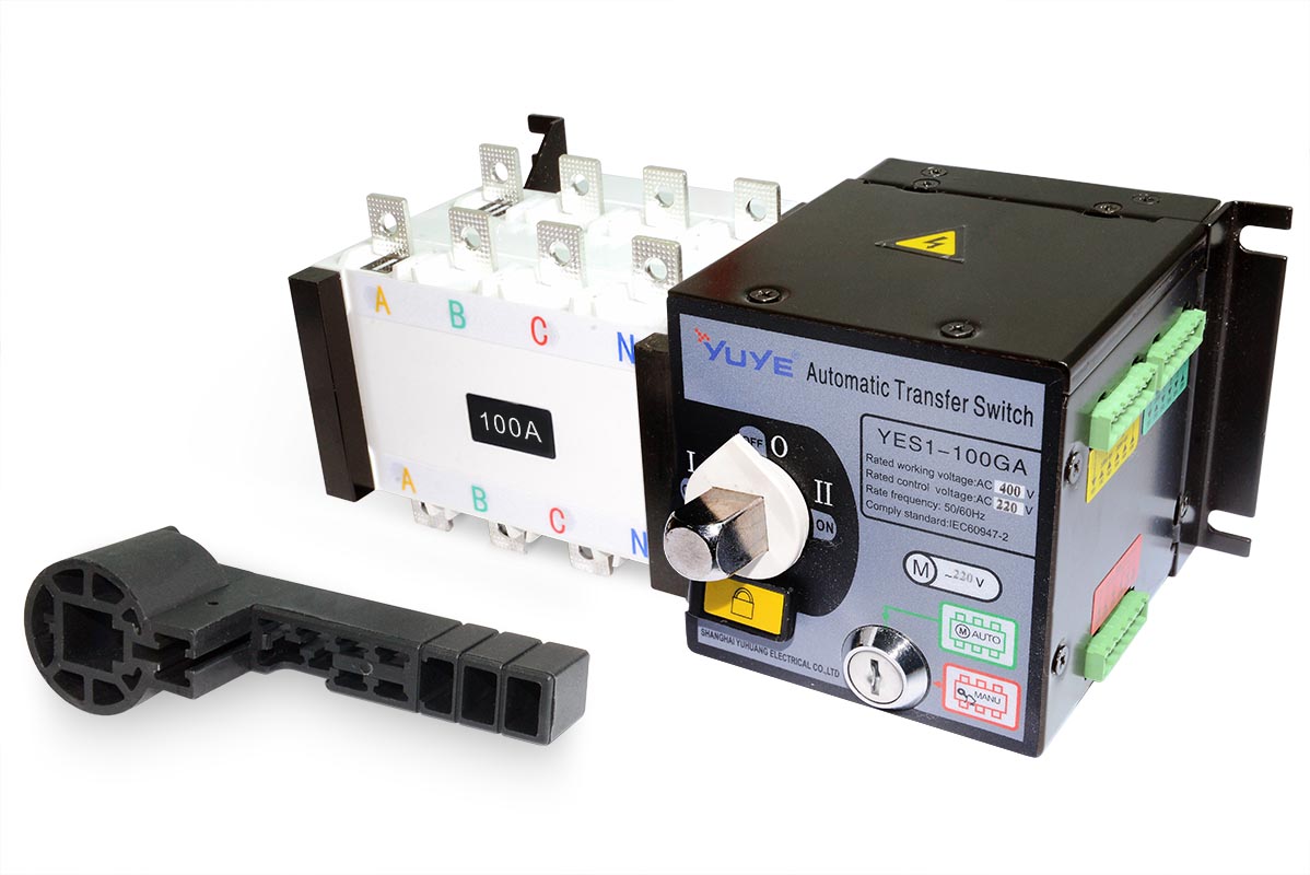 картинка Реверсивный рубильник YES1-100GA/4P In100A