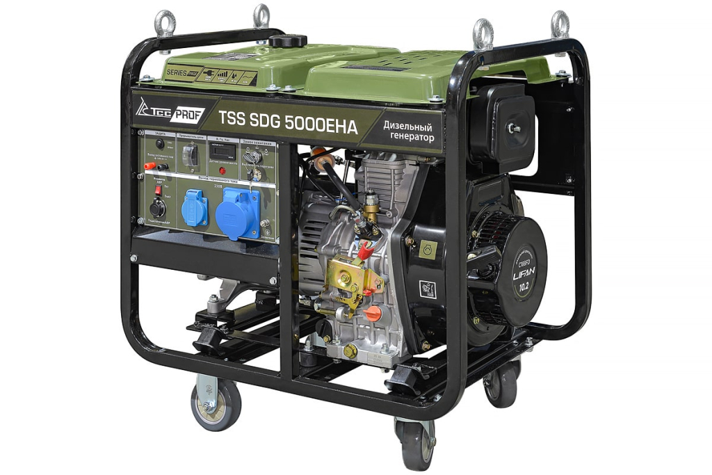 Дизель генератор ТСС SDG 5000EHA 077039