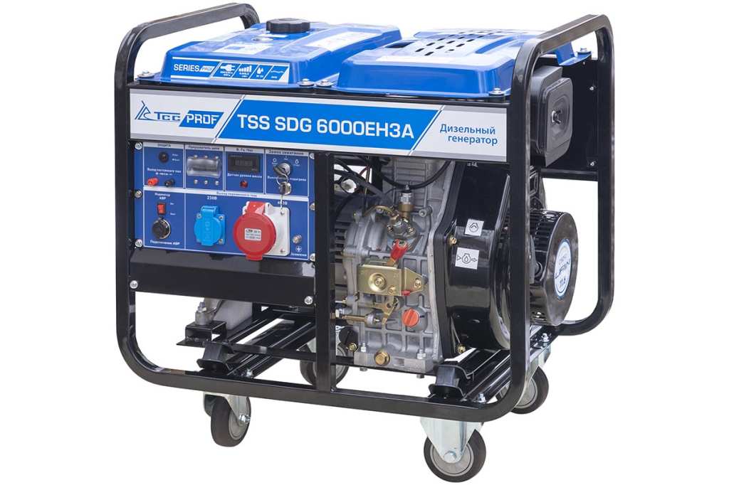 Дизель генератор ТСС SDG 6000EH3A 077016