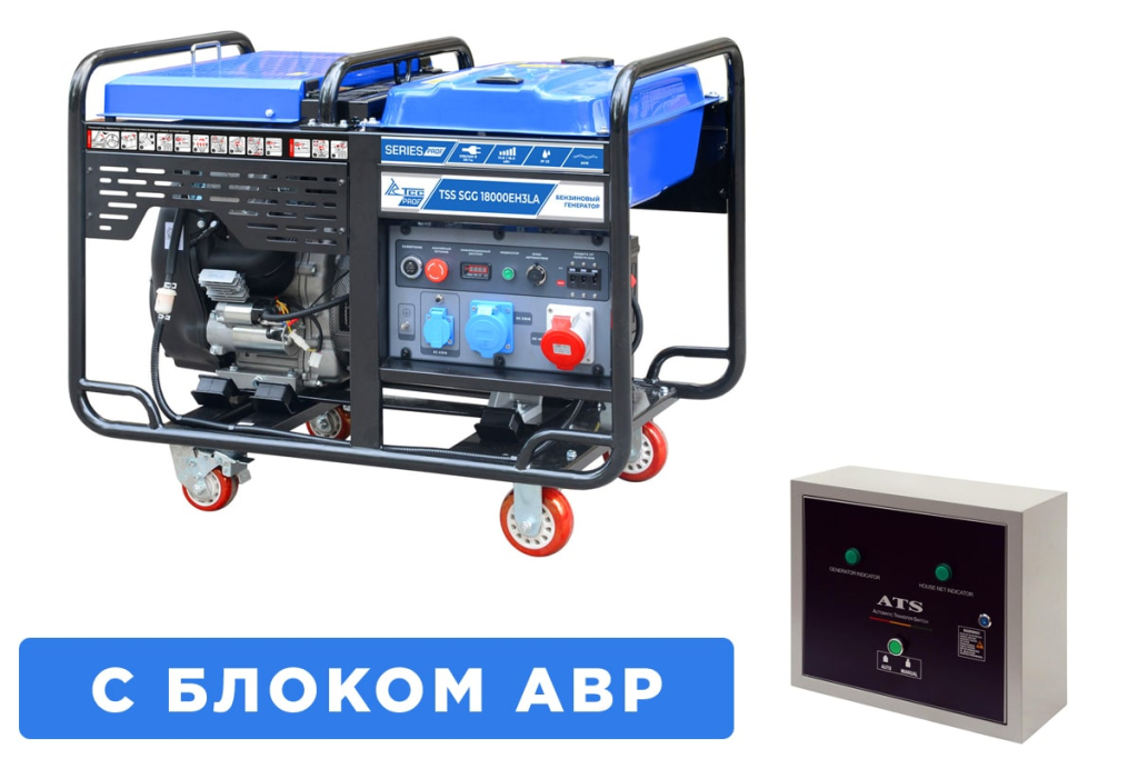 Бензогенератор TSS SGG 18000EH3LA  с АВР 033536
