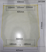Коврик полиуретановый для TSS-WP100TH/TL (570х500х5) 207294